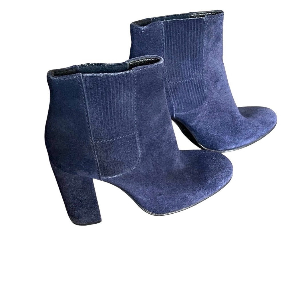 Pedro Garcia Navy Blue Suede Ankle Boots EU Size 36 EUC